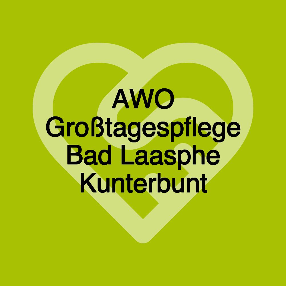 AWO Großtagespflege Bad Laasphe Kunterbunt