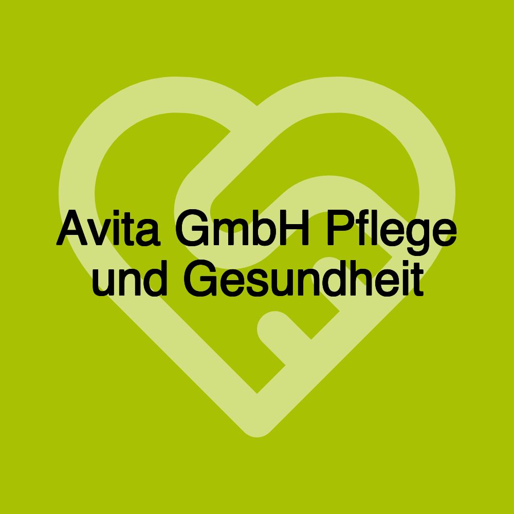 Avita GmbH Pflege und Gesundheit