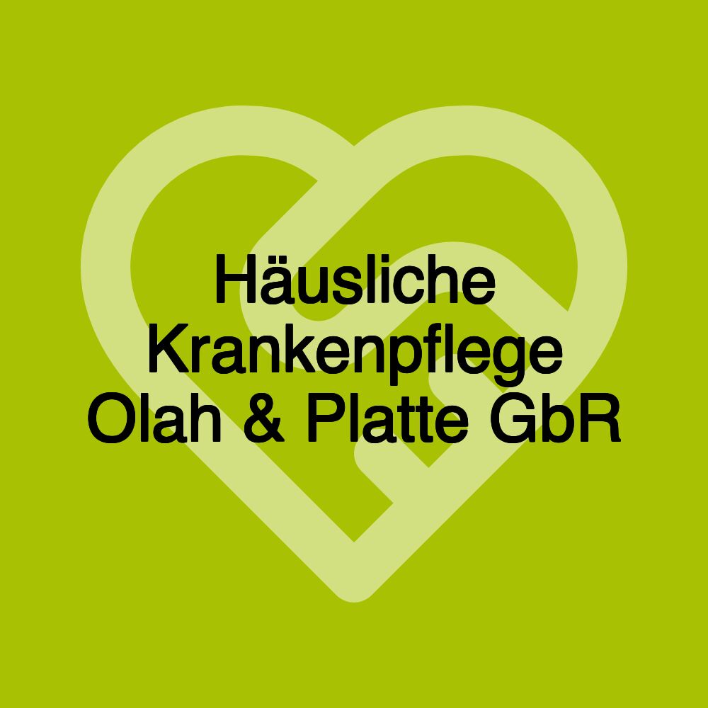 Häusliche Krankenpflege Olah & Platte GbR