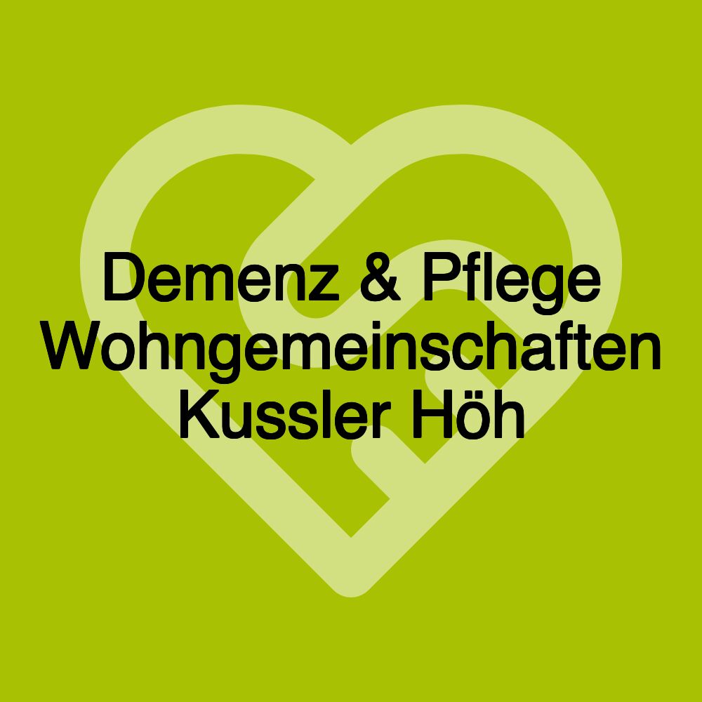 Demenz & Pflege Wohngemeinschaften Kussler Höh