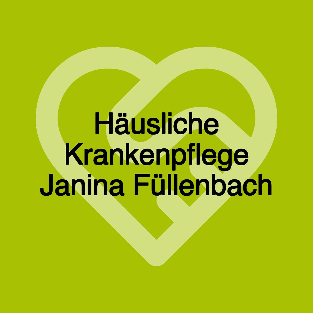 Häusliche Krankenpflege Janina Füllenbach