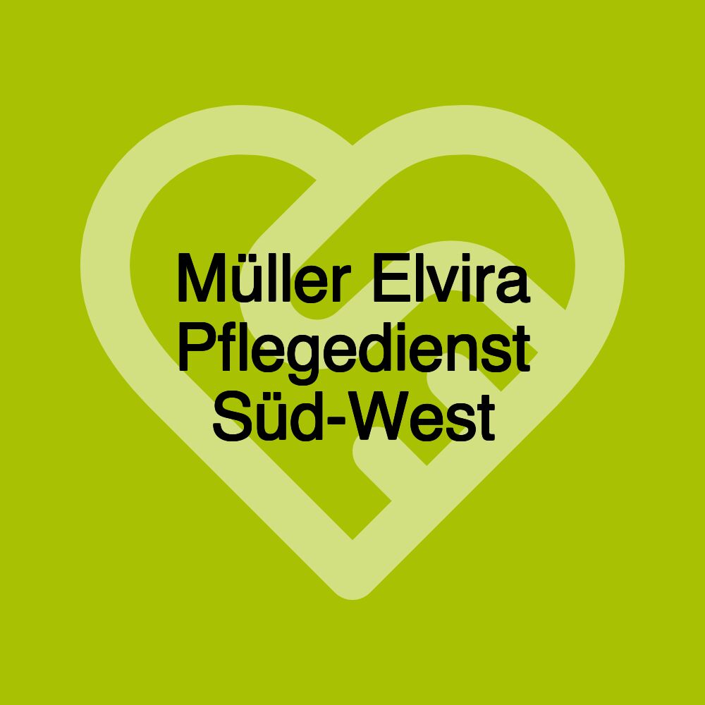 Müller Elvira Pflegedienst Süd-West