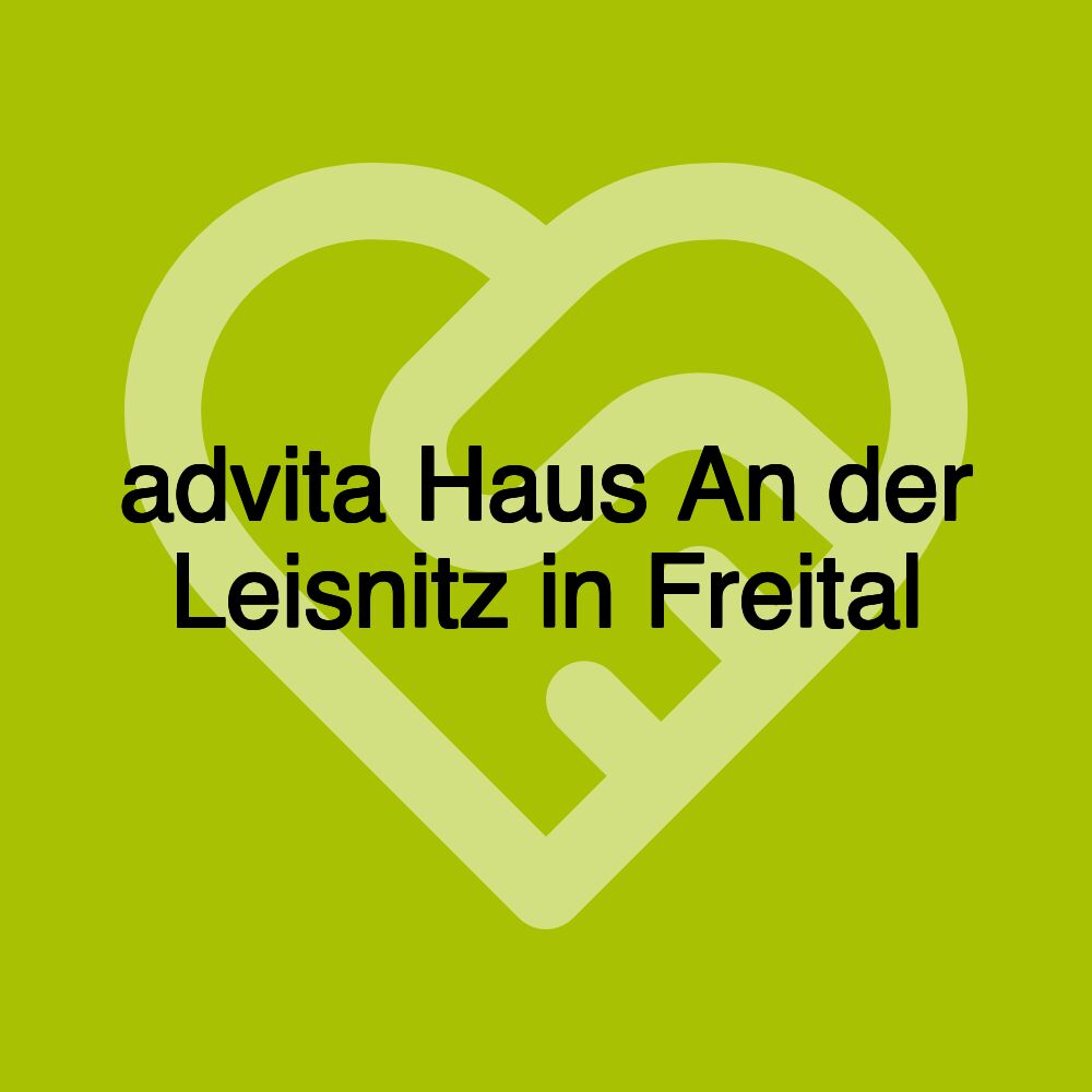 advita Haus An der Leisnitz in Freital