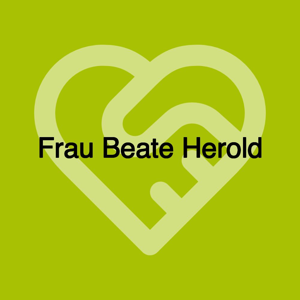 Frau Beate Herold