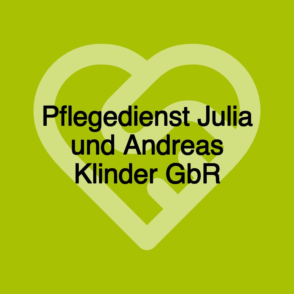 Pflegedienst Julia und Andreas Klinder GbR