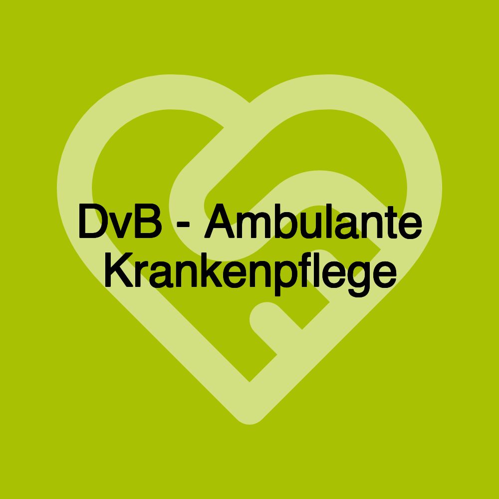 DvB - Ambulante Krankenpflege