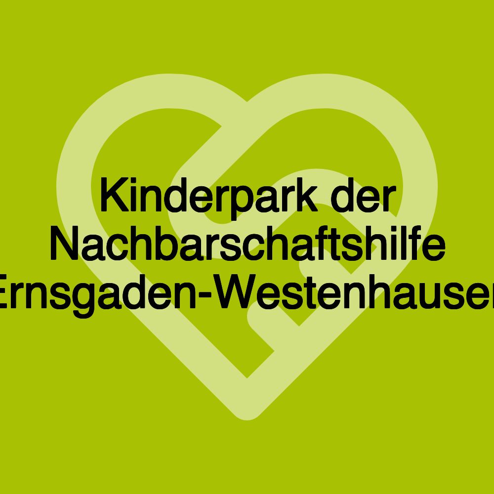 Kinderpark der Nachbarschaftshilfe Ernsgaden-Westenhausen