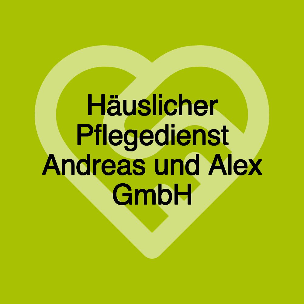 Häuslicher Pflegedienst Andreas und Alex GmbH