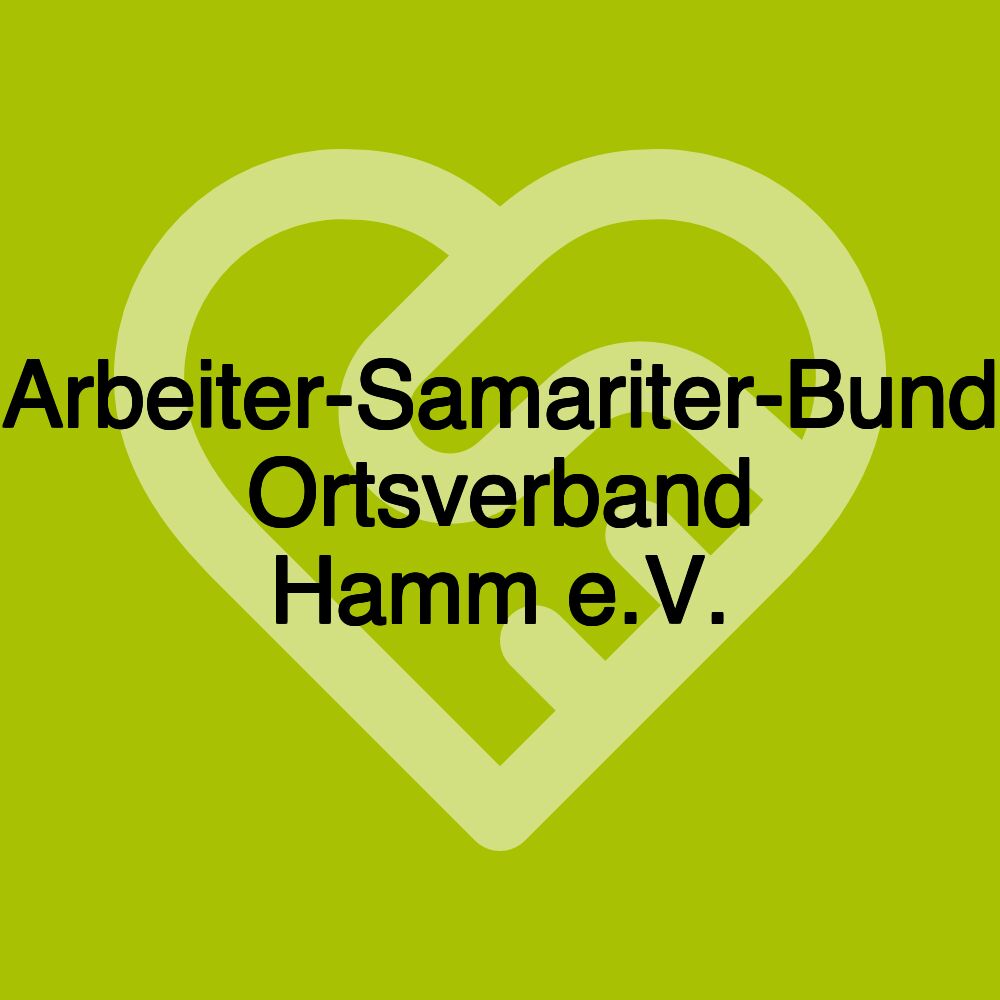 Arbeiter-Samariter-Bund Ortsverband Hamm e.V.