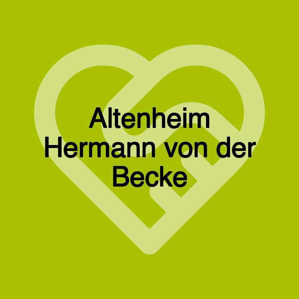 Altenheim Hermann von der Becke