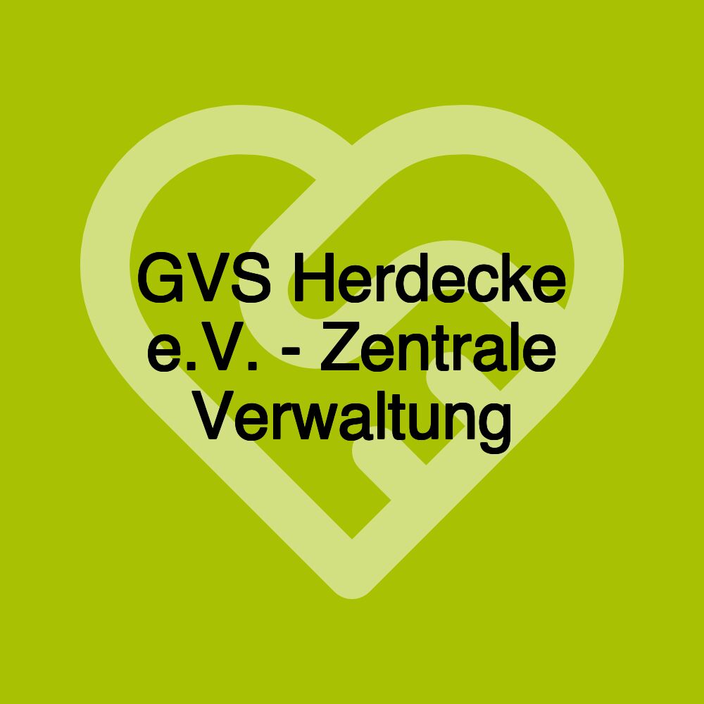 GVS Herdecke e.V. - Zentrale Verwaltung