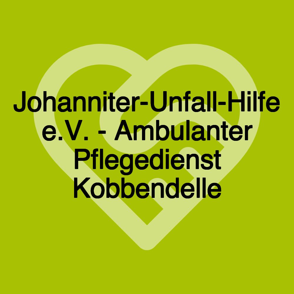 Johanniter-Unfall-Hilfe e.V. - Ambulanter Pflegedienst Kobbendelle