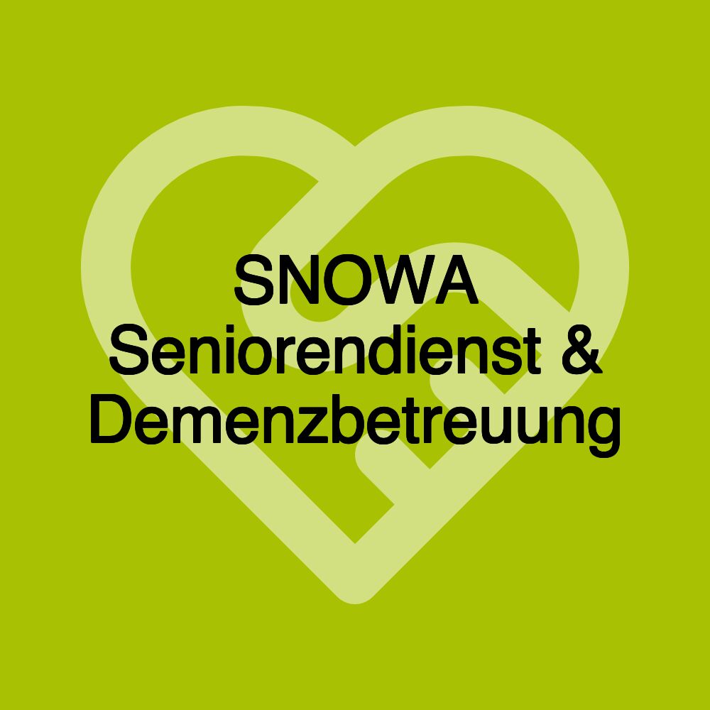 SNOWA Seniorendienst & Demenzbetreuung