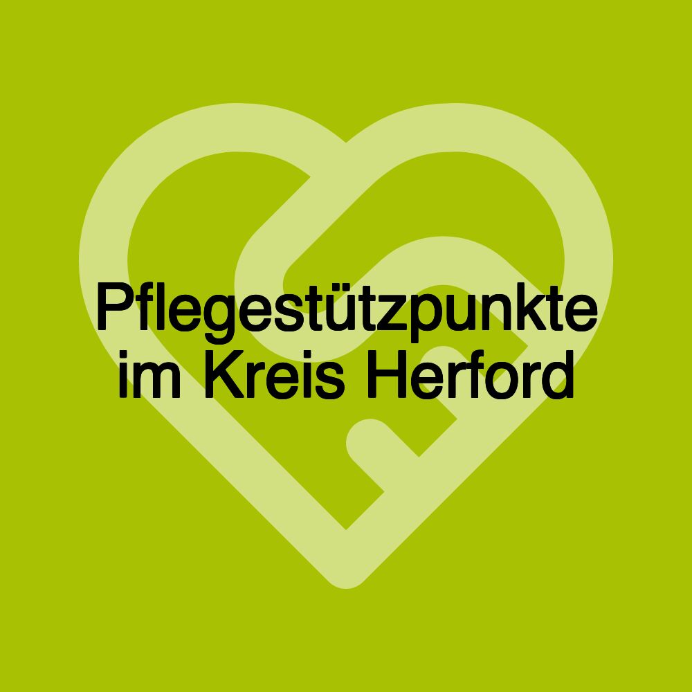 Pflegestützpunkte im Kreis Herford