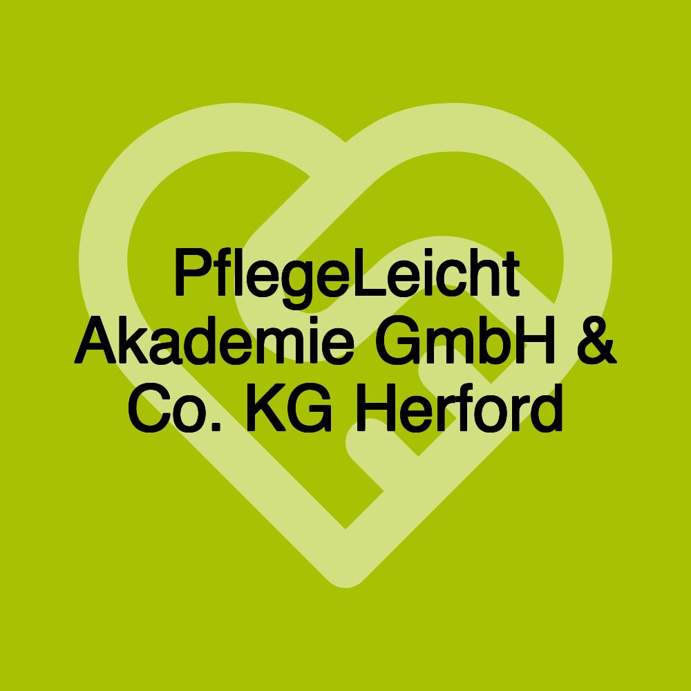 PflegeLeicht Akademie GmbH & Co. KG Herford