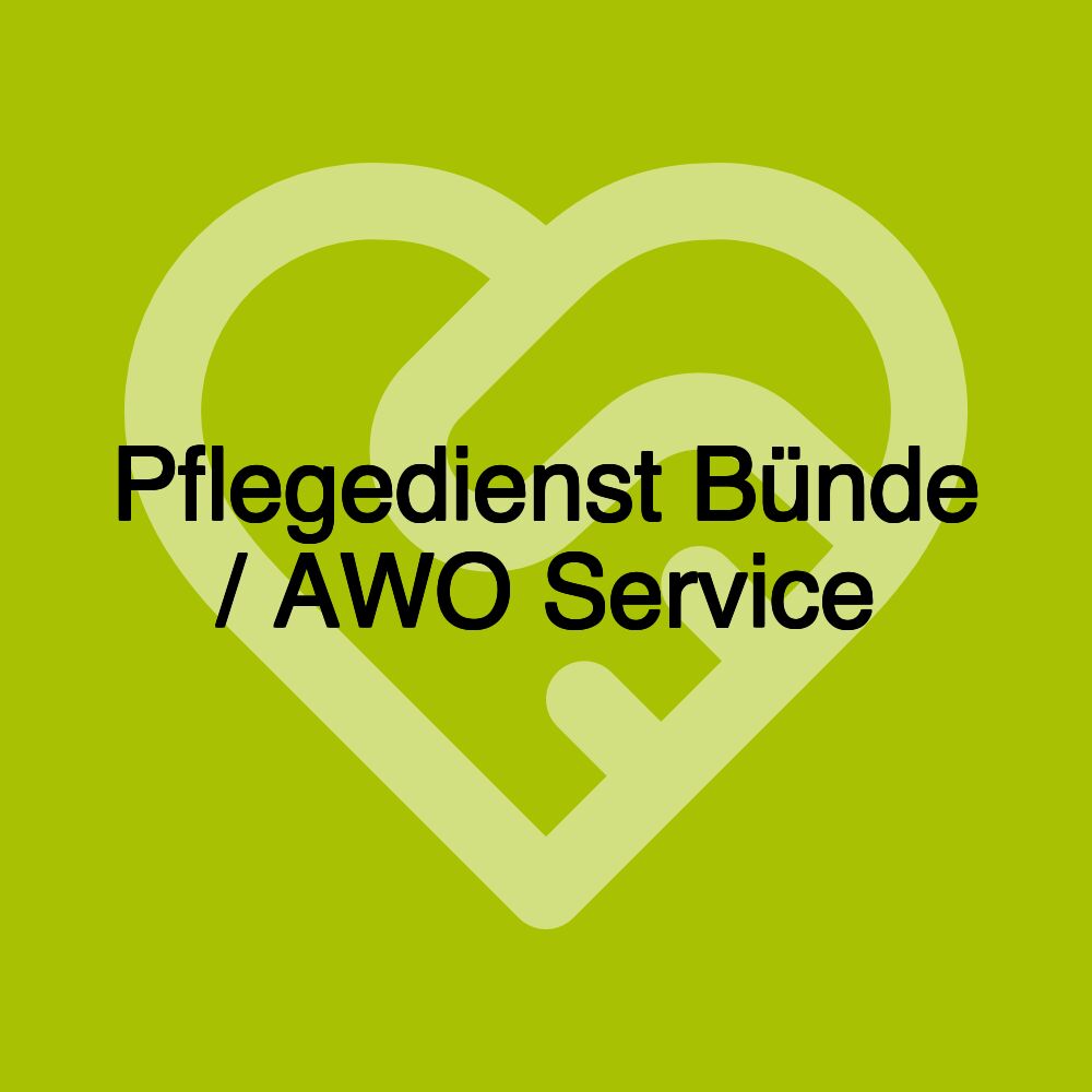 Pflegedienst Bünde / AWO Service