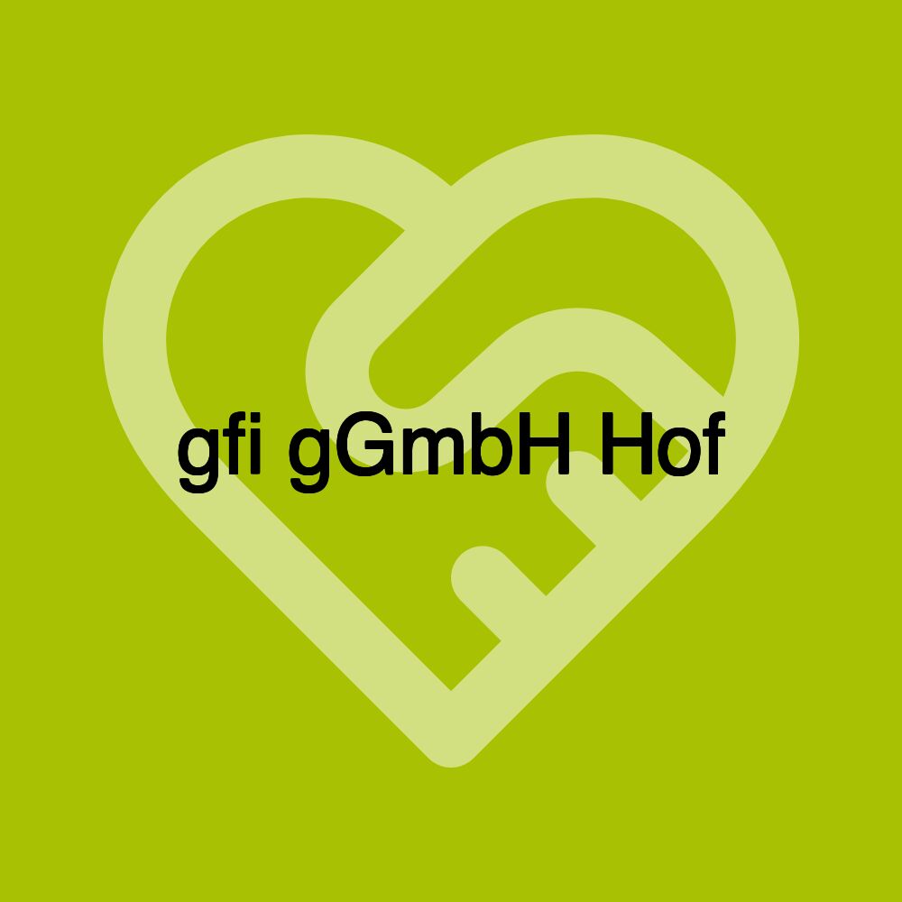 gfi gGmbH Hof