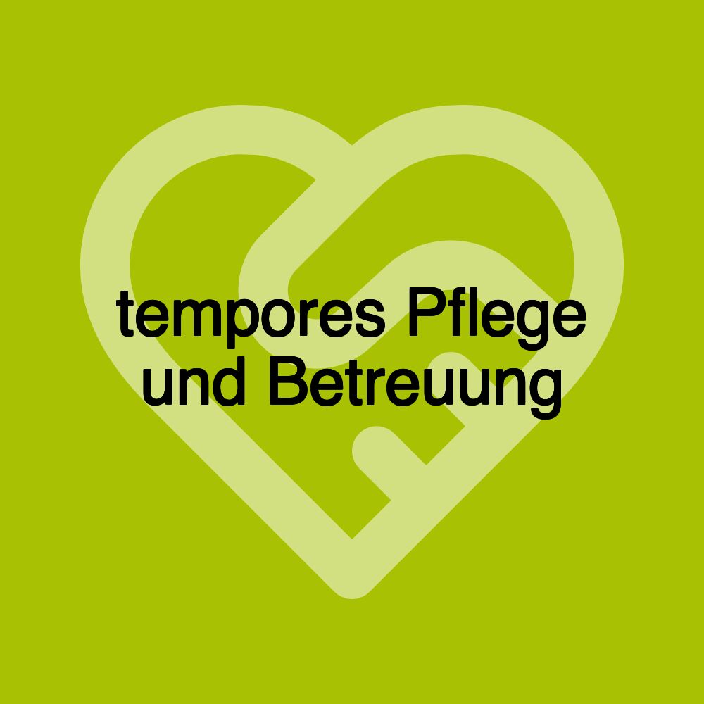 tempores Pflege und Betreuung