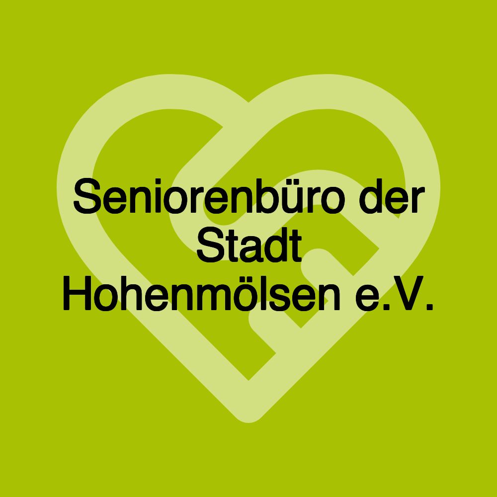 Seniorenbüro der Stadt Hohenmölsen e.V.