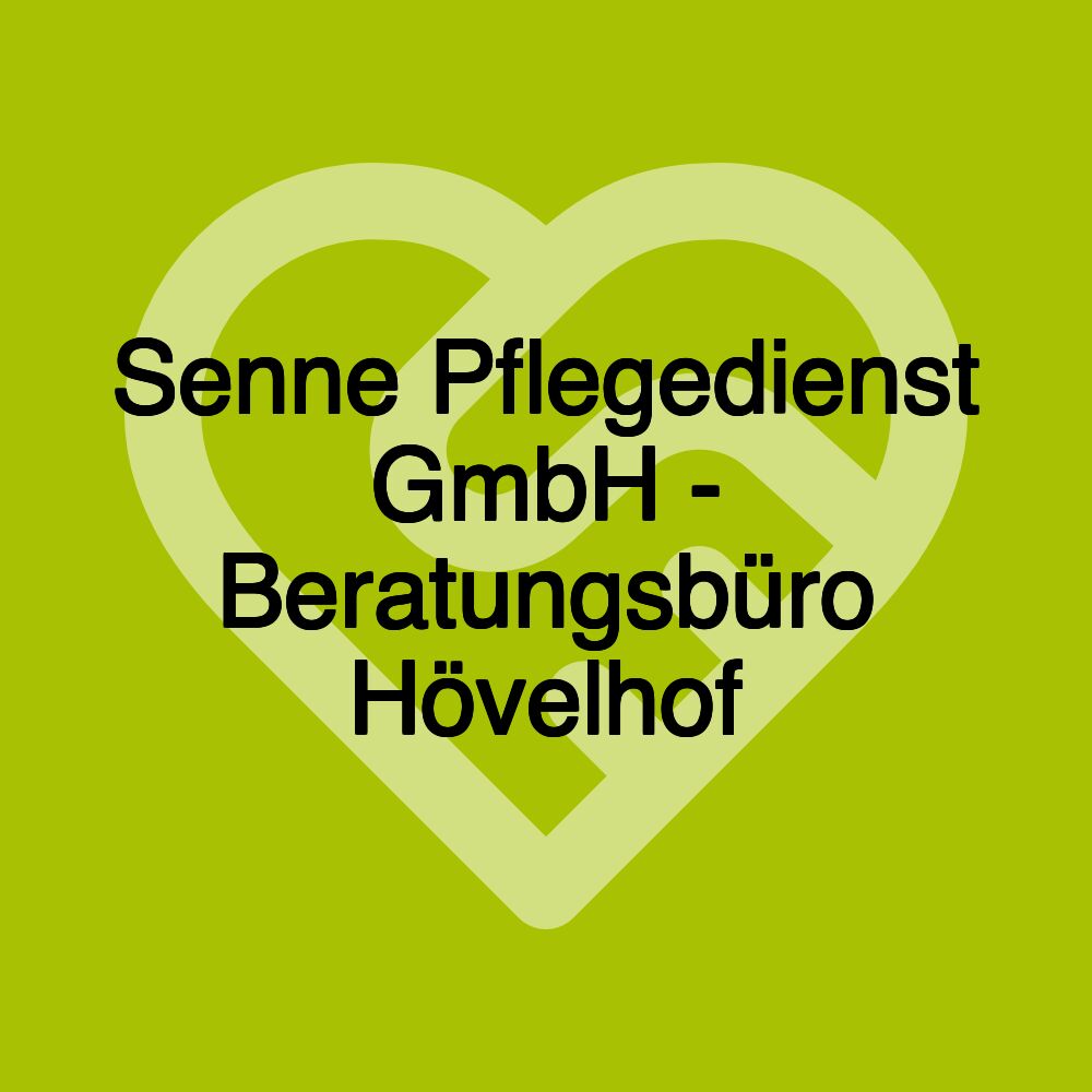 Senne Pflegedienst GmbH - Beratungsbüro Hövelhof