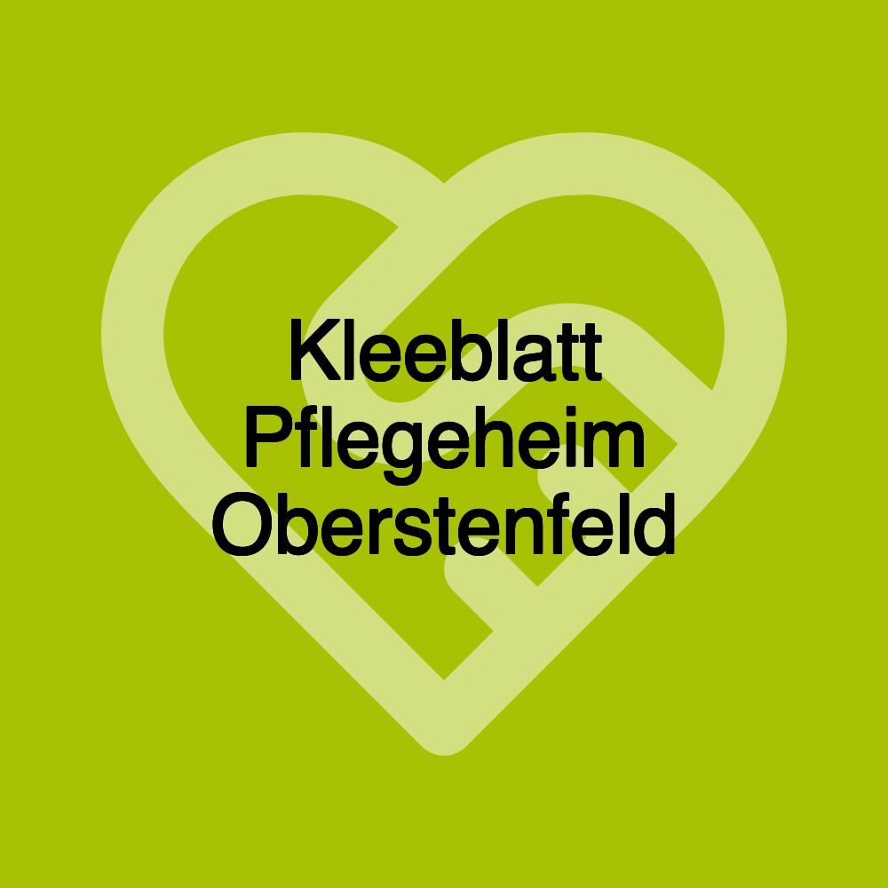 Kleeblatt Pflegeheim Oberstenfeld