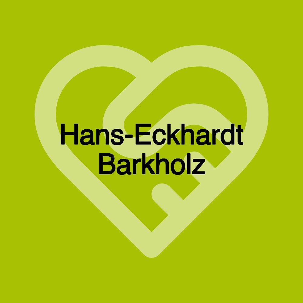 Hans-Eckhardt Barkholz