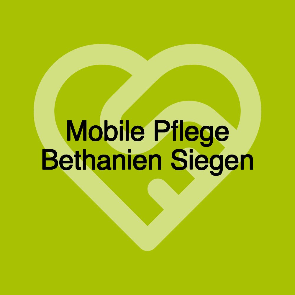 Mobile Pflege Bethanien Siegen