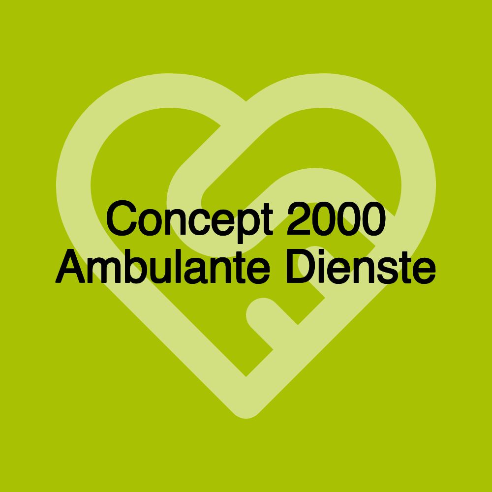 Concept 2000 Ambulante Dienste