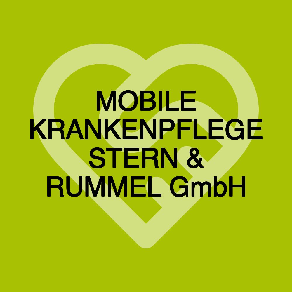 MOBILE KRANKENPFLEGE STERN & RUMMEL GmbH