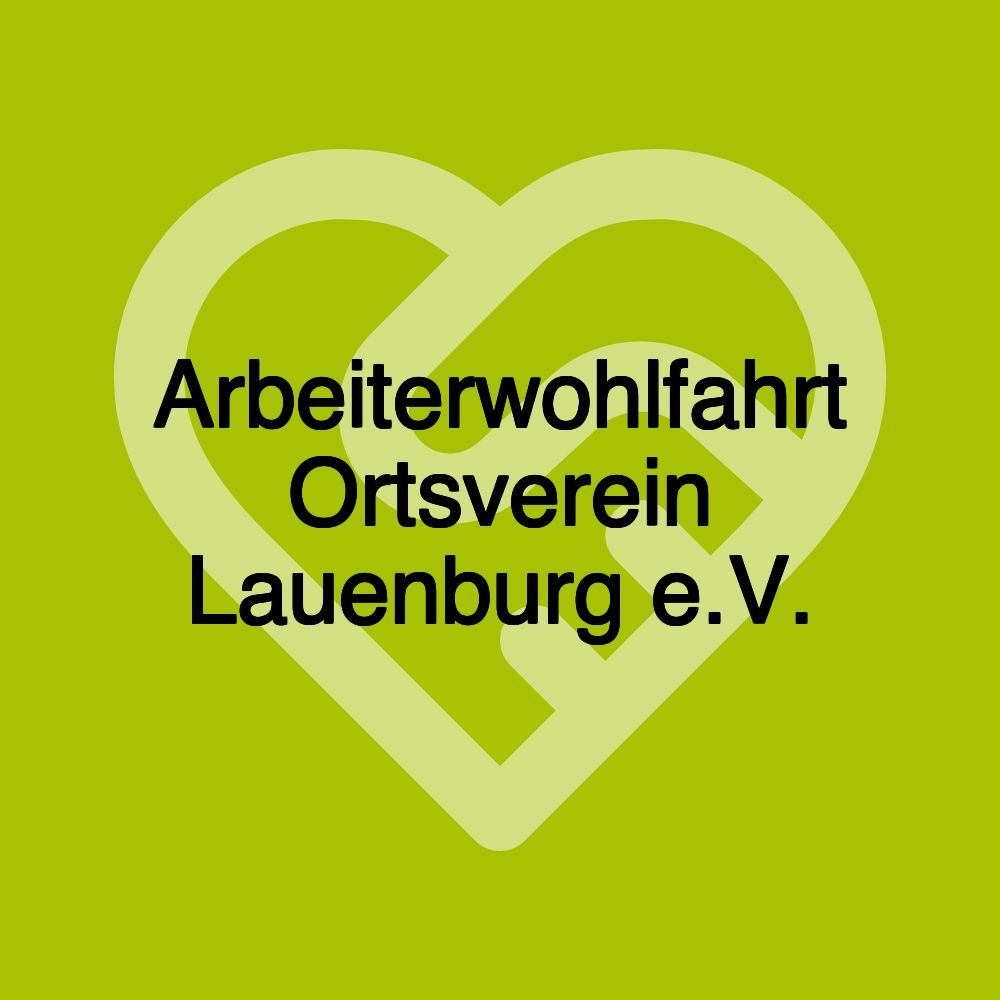 Arbeiterwohlfahrt Ortsverein Lauenburg e.V.