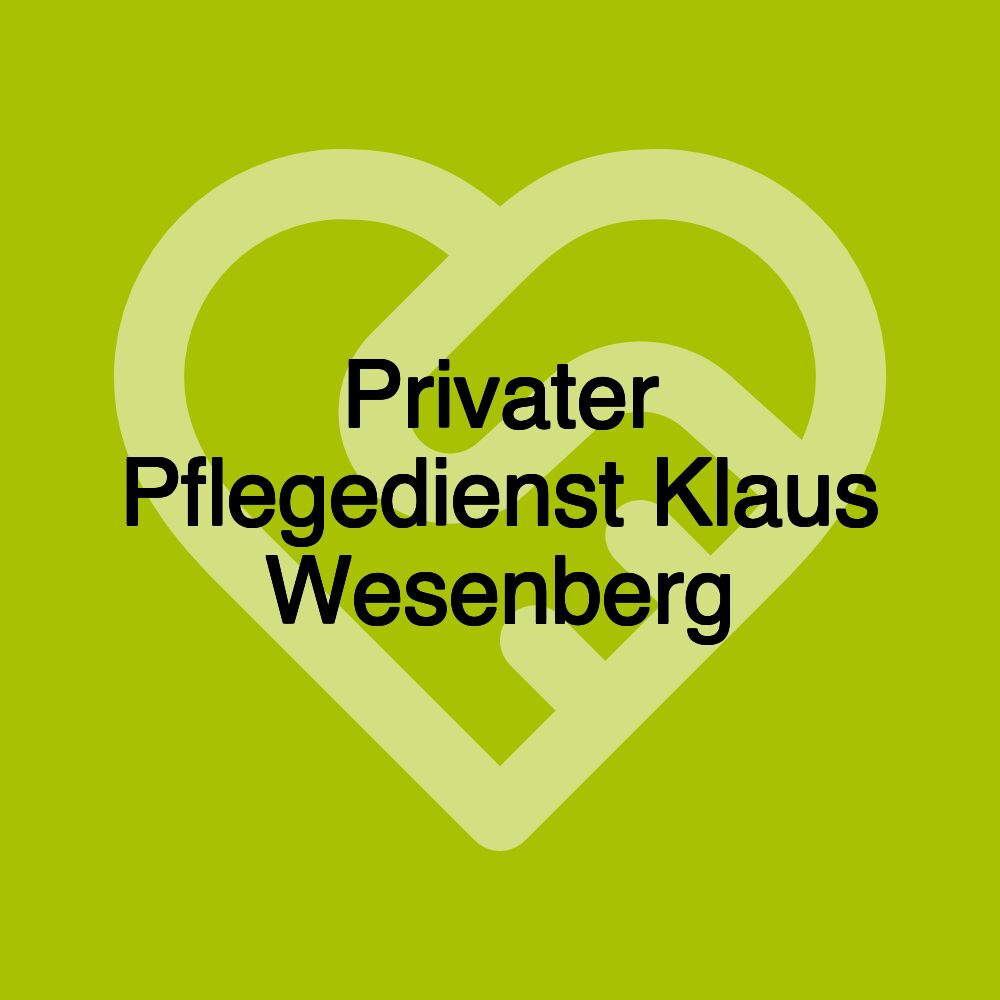 Privater Pflegedienst Klaus Wesenberg