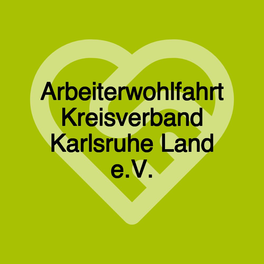 Arbeiterwohlfahrt Kreisverband Karlsruhe Land e.V.