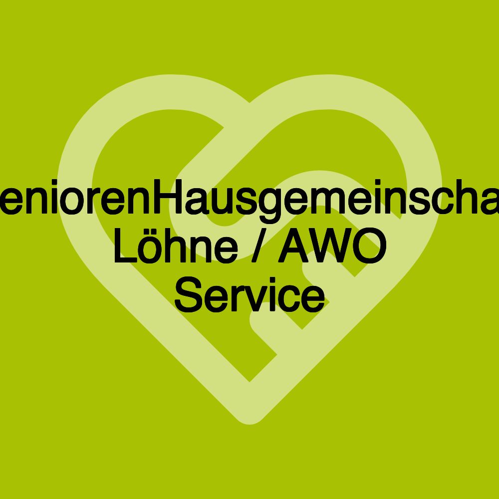 SeniorenHausgemeinschaft Löhne / AWO Service