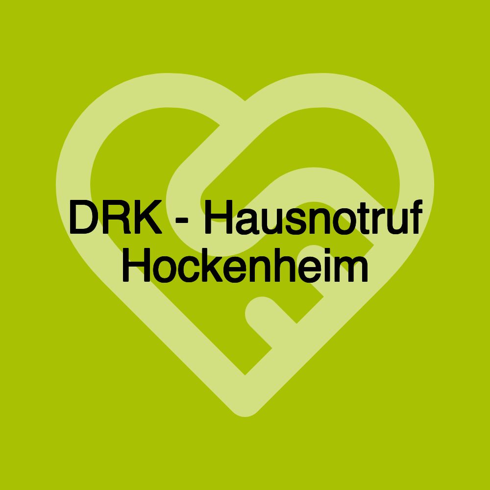 DRK - Hausnotruf Hockenheim