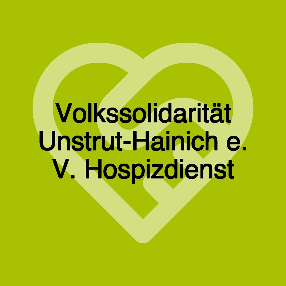 Volkssolidarität Unstrut-Hainich e. V. Hospizdienst