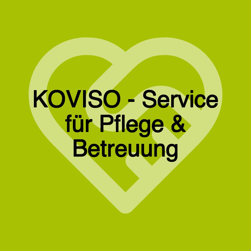 KOVISO - Service für Pflege & Betreuung