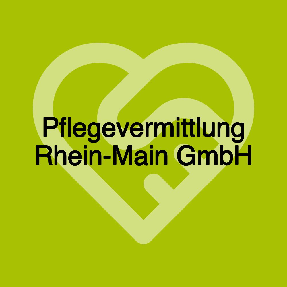 Pflegevermittlung Rhein-Main GmbH