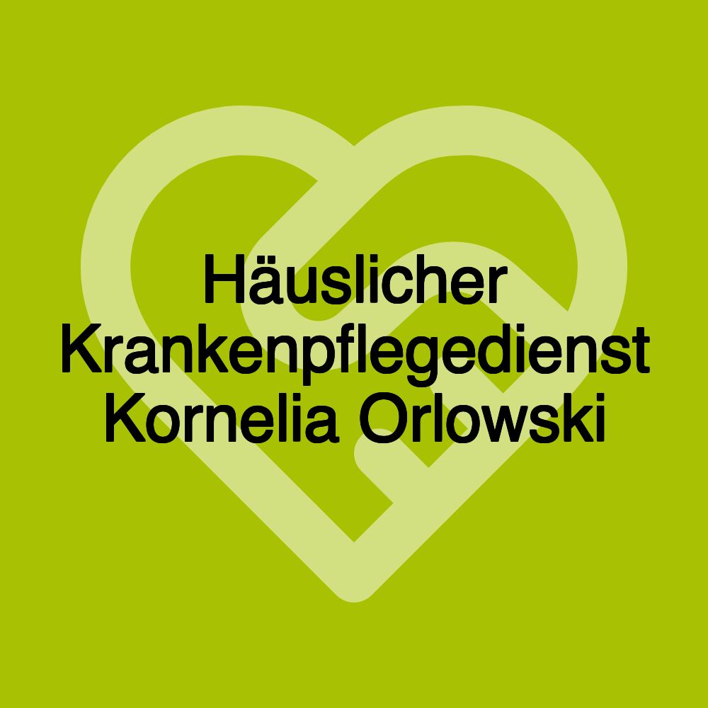 Häuslicher Krankenpflegedienst Kornelia Orlowski