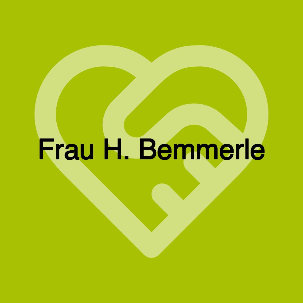 Frau H. Bemmerle