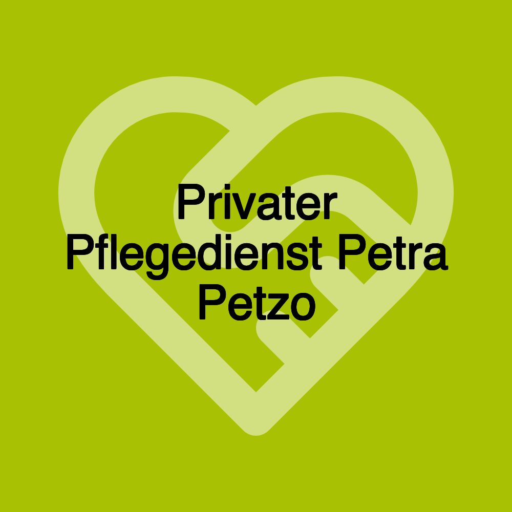 Privater Pflegedienst Petra Petzo