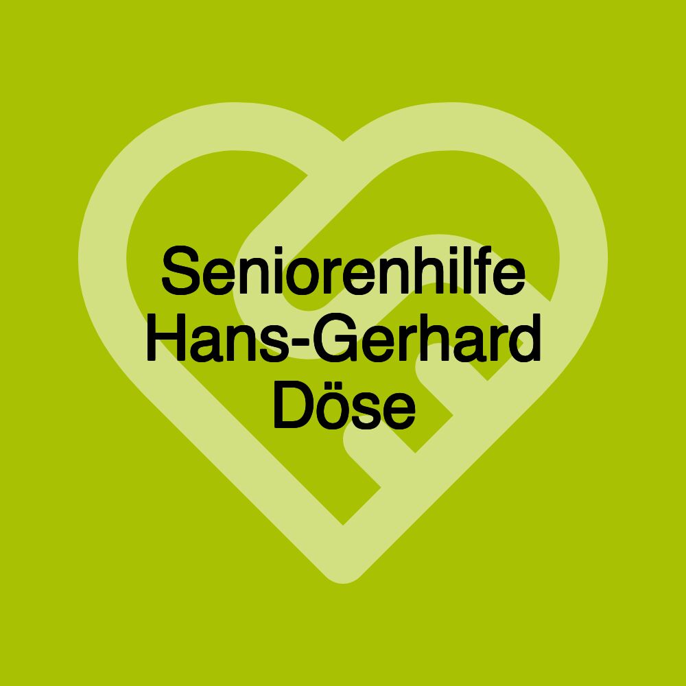 Seniorenhilfe Hans-Gerhard Döse