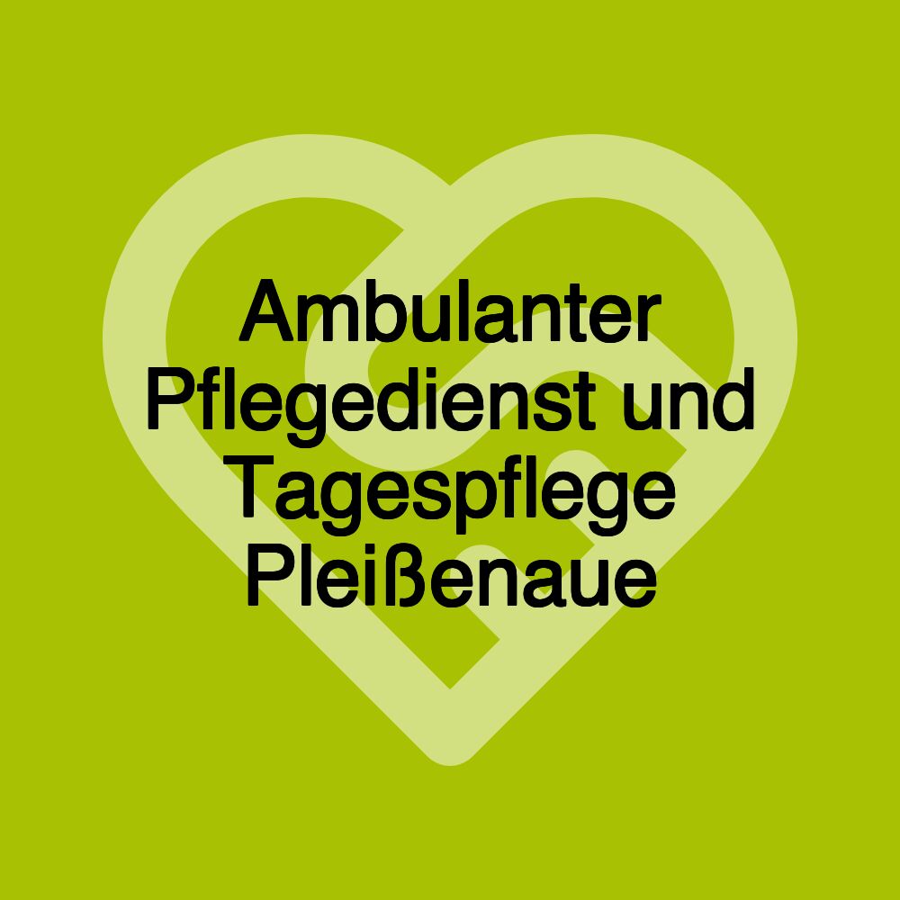 Ambulanter Pflegedienst und Tagespflege Pleißenaue