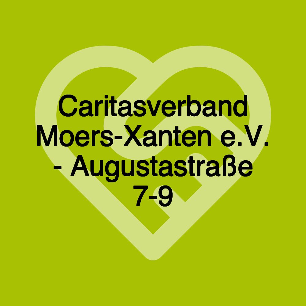 Caritasverband Moers-Xanten e.V. - Augustastraße 7-9