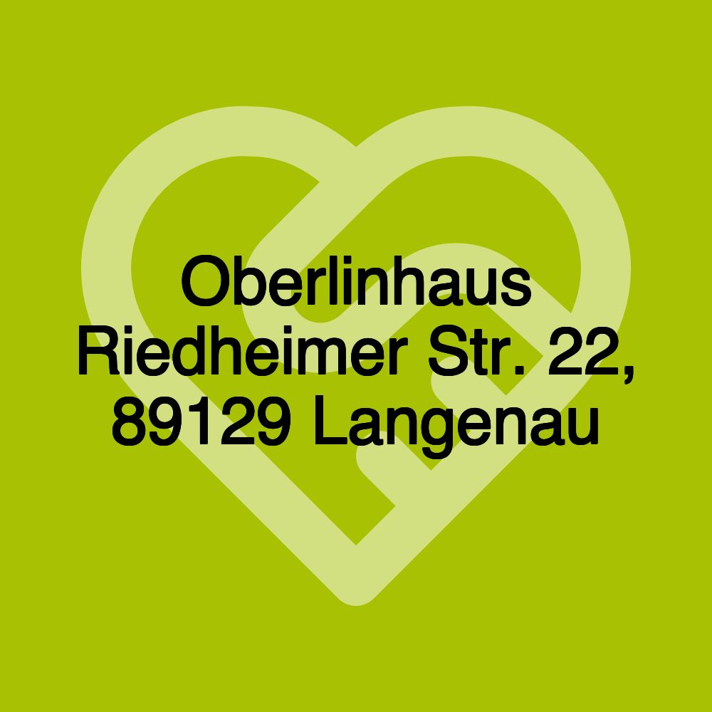 Oberlinhaus Riedheimer Str. 22, 89129 Langenau