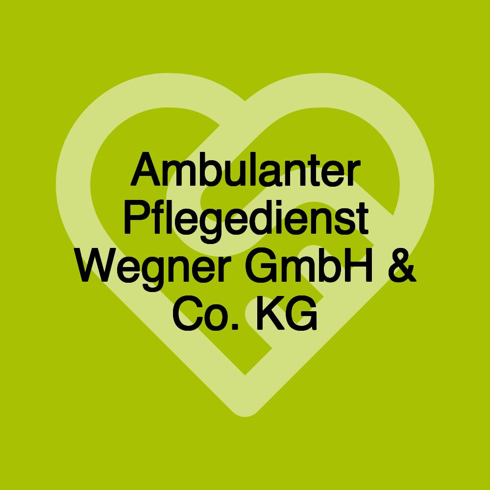 Ambulanter Pflegedienst Wegner GmbH & Co. KG