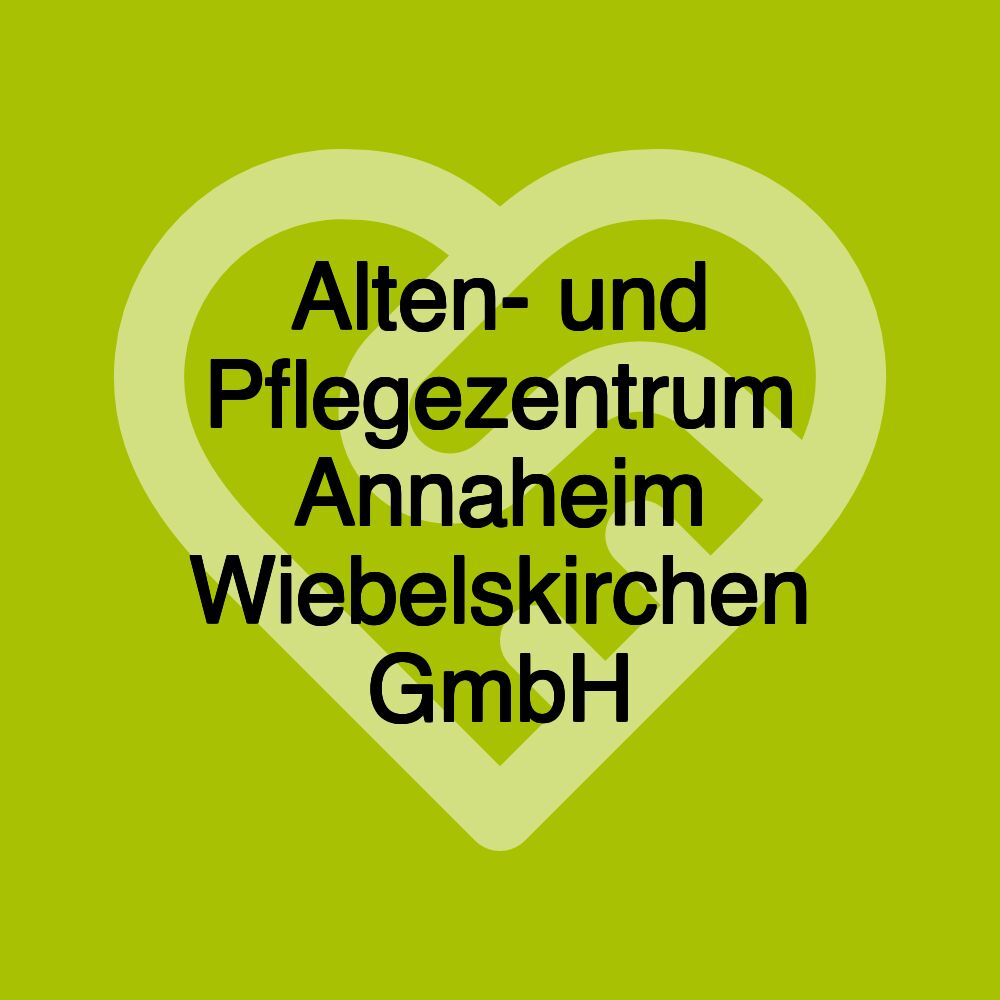 Alten- und Pflegezentrum Annaheim Wiebelskirchen GmbH