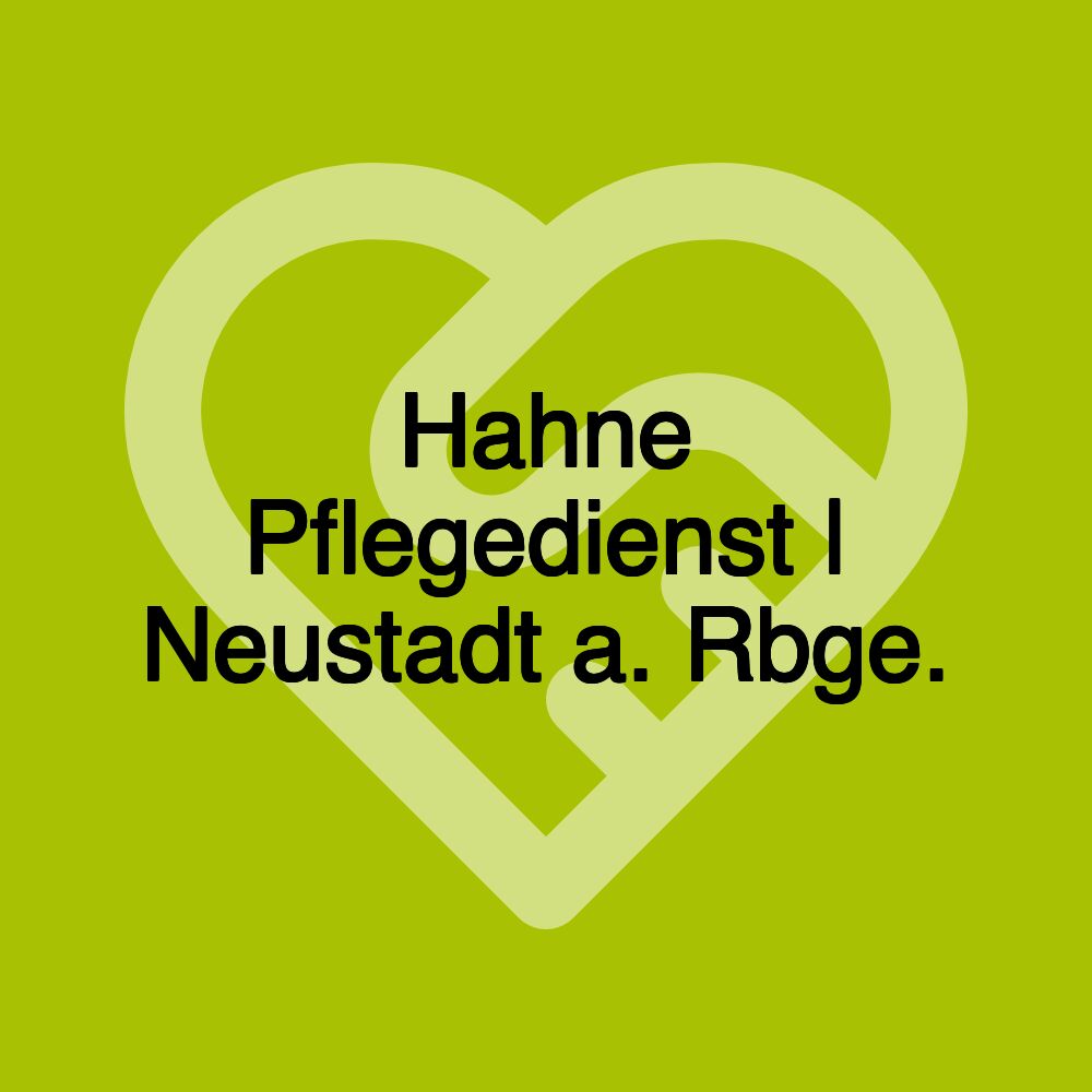 Hahne Pflegedienst | Neustadt a. Rbge.