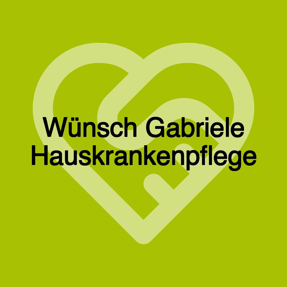 Wünsch Gabriele Hauskrankenpflege