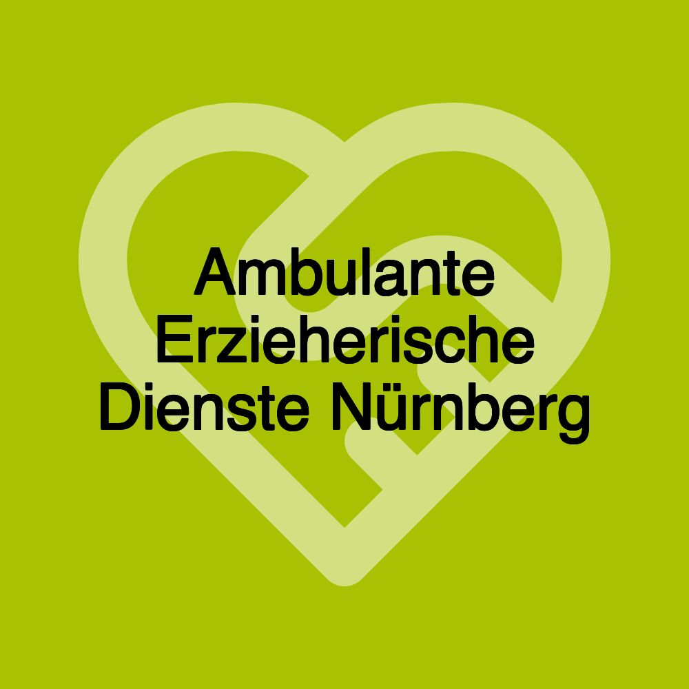 Ambulante Erzieherische Dienste Nürnberg