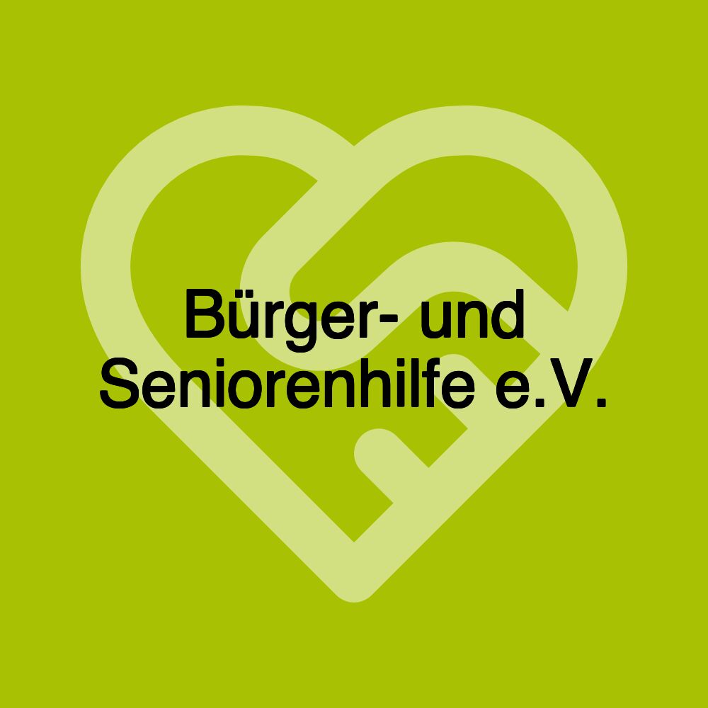 Bürger- und Seniorenhilfe e.V.